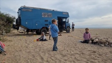 Doğu Akdeniz sahilleri Avrupalı karavan tutkunlarını ağırlıyor