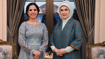 Emine Erdoğan, El Salvador First Lady'si Bukele ile bir araya geldi