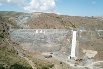 Erzincan Turnaçayırı Barajı su tutmaya başladı