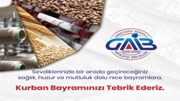 GAİB KURBAN BAYRAMI MESAJI