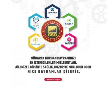 Gaziantep Sanayi Odası (GSO), Kurban Bayramını Kutladı