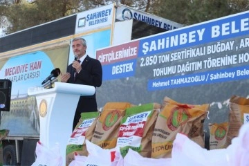 Gaziantep’te çiftçiye büyük destek