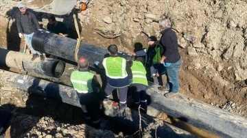 Gaziantep'te depremden zarar gören su tesislerinin onarımı tamamlandı