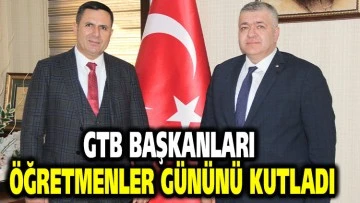 GTB BAŞKANLARI ÖĞRETMENLER GÜNÜNÜ KUTLADI