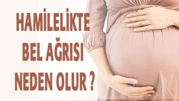 HAMİLELİKTE BEL AĞRISI NEDEN OLUR ?