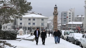 İç Anadolu'da kar yağışı etkili oluyor