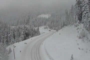 Ilgaz Dağı kar altında kaldı