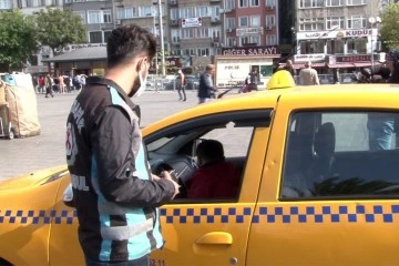 İstanbul’da taksi denetimi: 4 araç trafikten men edildi