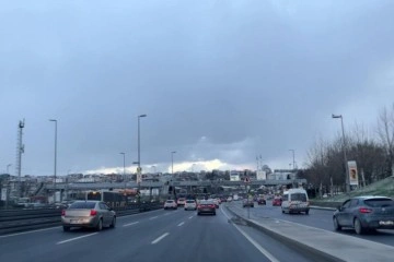 Kar yağışı İstanbul’da trafiği olumsuz etkilemedi