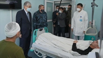 Kazakistan Cumhurbaşkanı Tokayev olayların yaşandığı Almatı’da incelemelerde bulundu