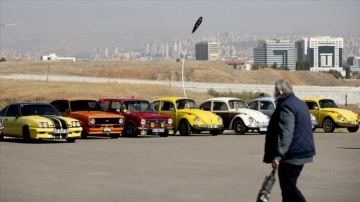 Klasik arabalar Ankara'da buluştu