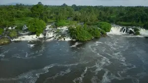 Lobe Şelalesi, dünyada okyanusa dökülen tek şelale