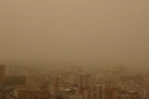 Mardin'de toz fırtınası