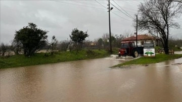 Muğla'da şiddetli yağış nedeniyle su baskınları yaşandı