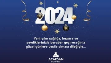 ACARSAN HOLDİNG YENİ YILI KUTLADI