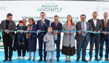 TÜRKİYE YÜZYILI CUMHURİYET PARKI VE GAZİANTEP BEBEK KÜTÜPHANESİ AÇILDI