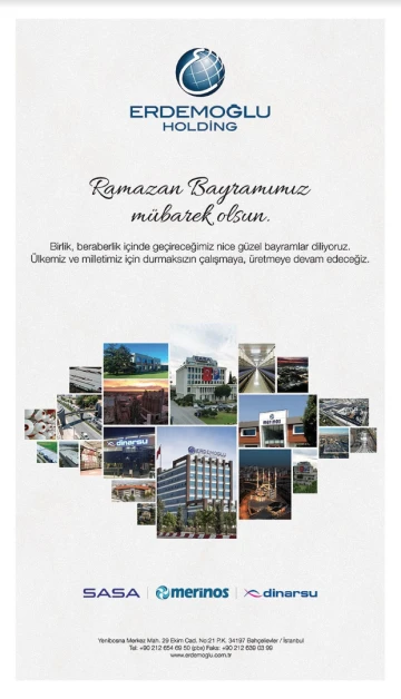 ERDEMOĞLU HOLDİNG RAMAZAN BAYRAMI İLANI