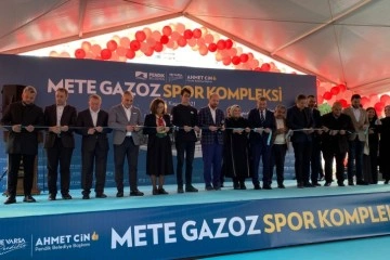 Pendik’te Mete Gazoz Spor Kompleksi açıldı