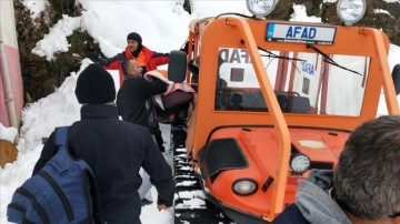 Samsun'da solunum güçlüğü çeken bebeği AFAD ekipleri hastaneye yetiştirdi