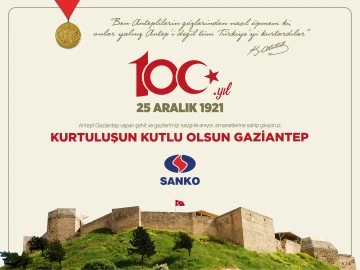 Sanko'dan 25 Aralık Mesajı