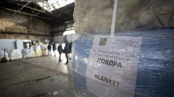 Savaşın sürdüğü Ukrayna'dan Türkiye'deki depremzedeler için yardım tırı gönderiliyor