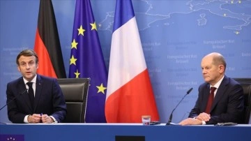 Scholz ve Macron’dan Rusya’ya 'saldırganlığın bedeli yüksek olur' uyarısı