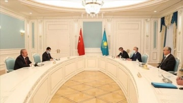 TBMM Başkanı Şentop, Kazakistan Cumhurbaşkanı Tokayev tarafından kabul edildi
