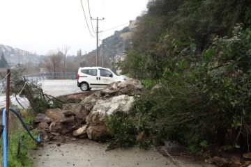 Trabzon'da heyelan