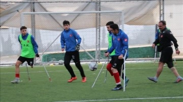 TSK Ampute Futbol Takımı üçüncü Şampiyonlar Ligi şampiyonluğunu hedefliyor