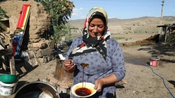 Üzümüyle ünlü Kalecik'te pekmez mesaisi başladı