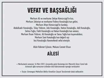 VEFAT VE BAŞSAĞLIĞI