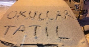 Yahyalı'da eğitime kar engeli | Kayseri'de okullar tatil mi 10 şubat