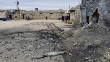 YPG/PKK'lı teröristlerin Suriye'nin Bab ilçesine roketli saldırısında 9 sivil öldü